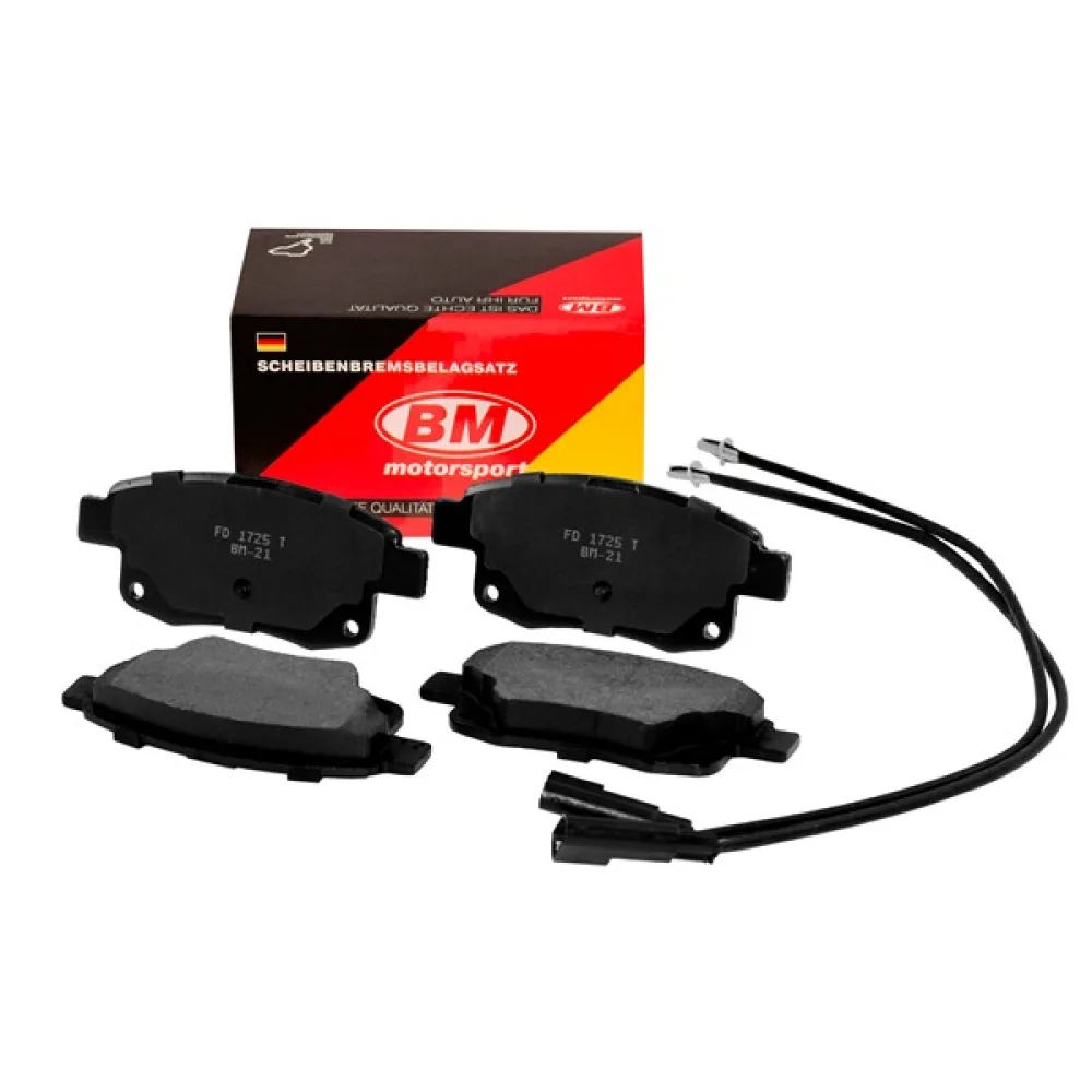 BM FD 1725 T Колодки тормозные дисковые задние, усиленные, фото 1